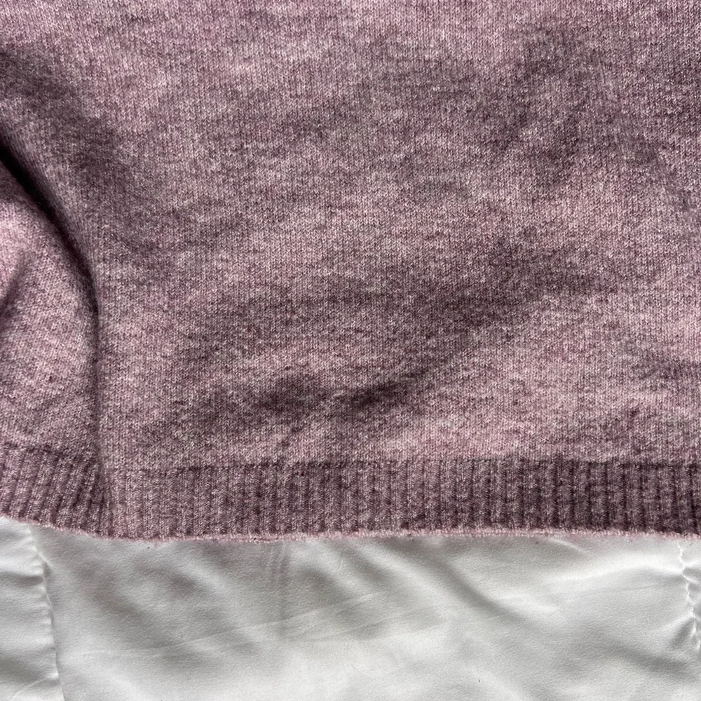 Women's Heathered Purple Sweater - Picture 5 of 5